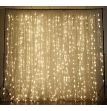 Гірлянда Світлодіодна Штора 200 LED 3х2 м Теплий