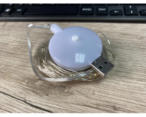 Гірлянда дріт музичний USB теплий білий 10 м SF-3 Гірлянда дріт музичний USB теплий білий 10 м SF-3