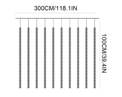 Гірлянда 200 Led зелена верба теплий білий SF-56 Гірлянда 200 Led зелена верба теплий білий SF-56
