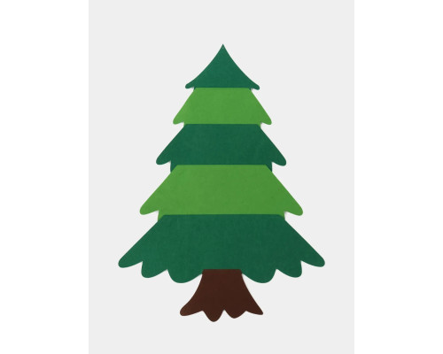 Дитяча Різдвяна ялинка з фетру Без іграшок Chrismas Free ялинка на стіну 95x70 см Дитяча Різдвяна ялинка з фетру Без іграшок Chrismas Free ялинка на стіну 95x70 см