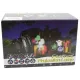Вуличний лазерний проєктор із малюнками Festival Projection Lamp 12 pictures star shower
