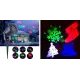 Вуличний лазерний проєктор із малюнками Festival Projection Lamp 12 pictures star shower
