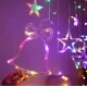Гірлянда штора Мульти з формами дзвіночки 12 PCS light RGB