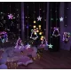 Гірлянда штора Мульти з формами дзвіночки 12 PCS light RGB