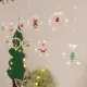 Гірлянда штора "Круги та кулі" 3 м ялинка, сніговик, дід мороз, олень, шапка теплий, холодний, RGB