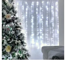 Гірлянда "Водоспад" 2х2м Гірлянда колір ламп білий 240LED гірлянда для декорації поміщений RD-081