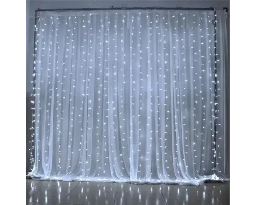 Гірлянда "Водоспад" 2х2м Гірлянда колір ламп білий 240LED гірлянда для декорації поміщений RD-081