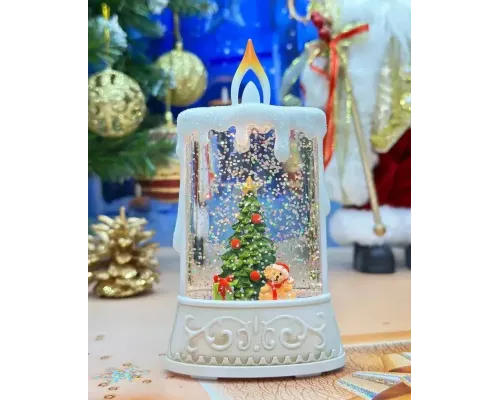 Новорічний музичний нічник-світильник XMAS wdl 23005c Музична свічка Новорічний музичний нічник-світильник XMAS wdl 23005c Музична свічка