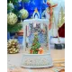 Новорічний музичний нічник-світильник XMAS wdl 23005c Музична свічка