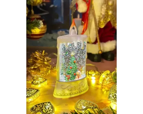 Новорічний музичний нічник-світильник XMAS wdl 23005c Музична свічка Новорічний музичний нічник-світильник XMAS wdl 23005c Музична свічка