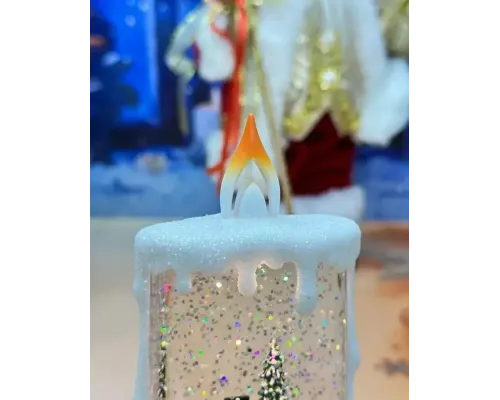 Новорічний музичний нічник-світильник XMAS wdl 23005c Музична свічка Новорічний музичний нічник-світильник XMAS wdl 23005c Музична свічка