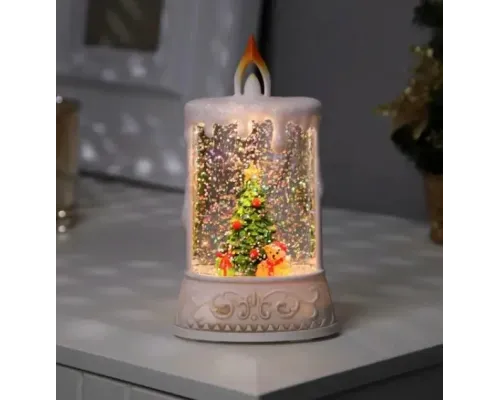 Новорічний музичний нічник-світильник XMAS wdl 23005c Музична свічка Новорічний музичний нічник-світильник XMAS wdl 23005c Музична свічка