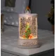Новорічний музичний нічник-світильник XMAS wdl 23005c Музична свічка