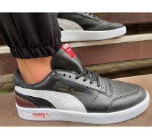 Чоловічі кеди Puma натуральна шкіра Чорний 40 см.