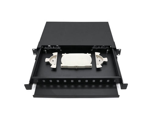 Оптична патч-панель Merlion ML-OP-S408A-12C 12-канальна, SC Simplex adapter, (485*340*44мм)