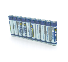 Батарейка сольова Orbus Zinc Carbon 1.5V AAA/LR03, 10 штуки shrink