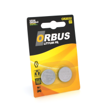 Батарейка літієва Orbus CR2032, 2 шт у блістері, ціна за блістер
