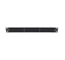 Патч-панель Merlion 48 портiв UTP DUAL кат 6 19 "1U НЕ екранована чорна Q10