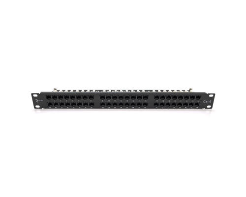 Патч-панель Ritar 48 портiв UTP DUAL кат 6 19 "1U НЕ екранована чорна Q10