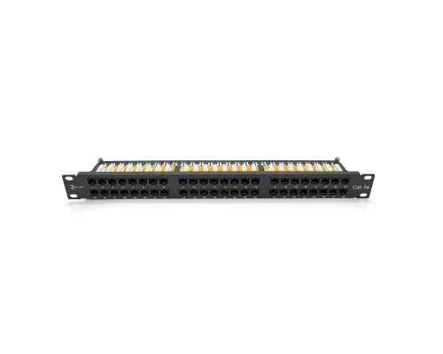 Патч-панель Ritar 48 портiв UTP DUAL кат 5Е 19 "1U НЕ екранована чорна Q10