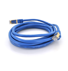 Патч-корд литий Ritar, FTP, RJ45, Cat.6, 0,5m, синій