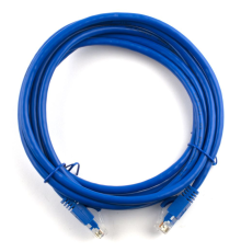 Патч-корд литий RITAR, CCA, UTP, RJ45, Cat.5e, 0,5m, синій Q2000