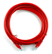 Патч-корд литий RITAR, UTP, RJ45, Cat.5e, 30m, червоний, Cu (мідь)