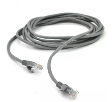 Патч-корд литий RITAR, CCA, UTP, RJ45, Cat.5e, 1.5m, сірий Q1000