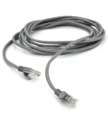 Патч-корд литий RITAR, CCA, UTP, RJ45, Cat.5e, 1.5m, сірий Q1000
