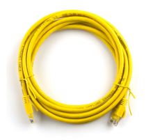Патч-корд литий RITAR, UTP, RJ45, Cat.5e, 15m, жовтий, Cu (мідь)