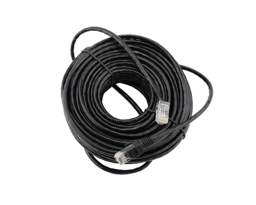 Патч-корд литий RITAR, CCA, UTP, RJ45, Cat.5e, 15m, чорний Q100 Патч-корд литий RITAR, CCA, UTP, RJ45, Cat.5e, 15m, чорний Q100