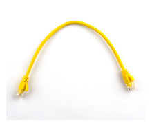 Патч-корд литий RITAR, CCA, UTP, RJ45, Cat.5e, 0,3m, жовтий Q710