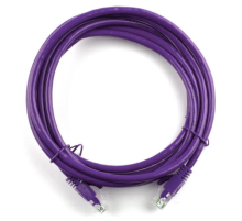 Патч-корд литий RITAR, UTP, RJ45, Cat.5e, 7,5m, фіолетовий, Cu (мідь)