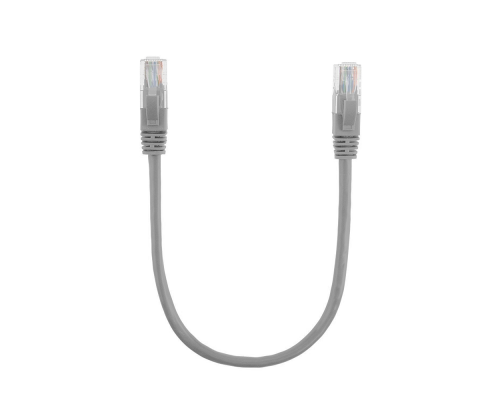 Патч-корд литий RITAR, CCA, UTP, RJ45, Cat.5e, 0,3m, сірий Q710 Патч-корд литий RITAR, CCA, UTP, RJ45, Cat.5e, 0,3m, сірий Q710