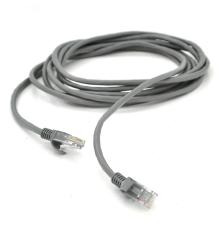 Патч-корд литий RITAR, CCA, UTP, RJ45, Cat.5e, 2m, сірий Q500