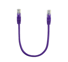 Патч-корд литий RITAR, UTP, RJ45, Cat.5e, 0,25m, фіолетовий, Cu (мідь)