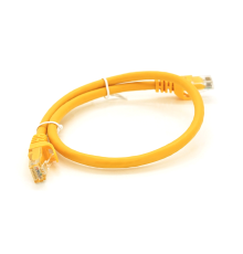 Патч-корд литий RITAR, UTP, RJ45, Cat.6, 0.5m, жовтий, Cu (мідь)