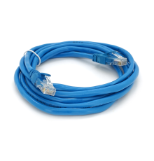 Патч-корд литий RITAR, UTP, RJ45, Cat.6, 2m, синій, Cu (мідь)