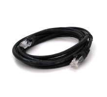 Патч-корд литий RITAR, UTP, RJ45, Cat.6, 1m, чорний, Cu (мідь)