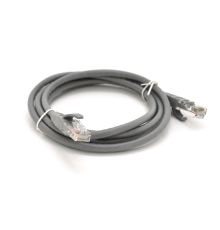 Патч-корд литий VEGGIEG, CCA, UTP, RJ45, Cat.5e, 1.5m, сірий