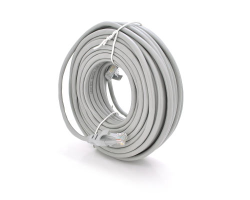Патч-корд литий VEGGIEG, CCA, UTP, RJ45, Cat.5e, 20m, сірий