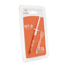 Паста термопровідна PCcooler GT3 1.2g, шприц, Grey, >9.8,0W/m-K, <0.006°C-in²/W, -50°≈180°, В'язкість -85K cPs, Box
