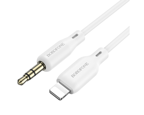 Кабель Borofone BL18 DC3.5 (тато) => Lighting (тато), круглий, 1м, White, Box