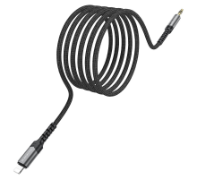 Кабель Borofone BL15 DC3.5 (тато) => Lighting (тато), круглий, 1м, Gray, Box