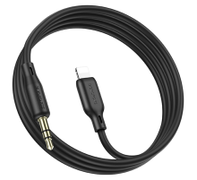 Кабель Borofone BL18 DC3.5 (тато) => Lighting (тато), круглий, 1м, Black, Box