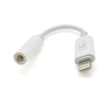 Перехідник Lighting(M) => Jack 3.5mm(F), 5см, White, Box
