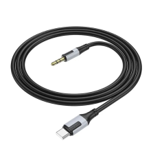 Кабель Borofone BL19 DC3.5 (тато) =>Type-C (тато), круглий, 1м, Black, Box
