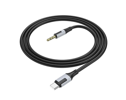 Кабель Borofone BL19 DC3.5 (тато) =>Type-C (тато), круглий, 1м, Black, Box