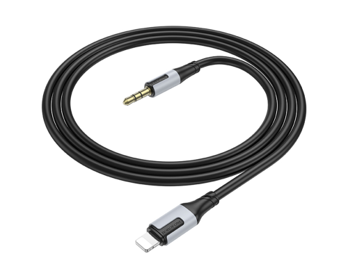 Кабель Borofone BL19 DC3.5 (тато) => Lighting (тато), круглий, 1м, Black, Box
