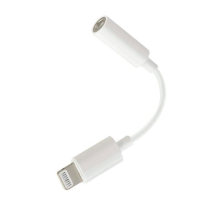 Перехідник Kin Lighting(M) => Jack 3.5mm(F), 5см, White